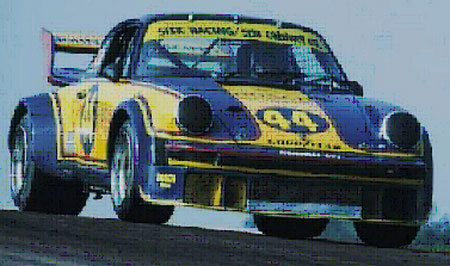 FLY - Slotwings Porsche 934-5 Blue-Yellow # 44
